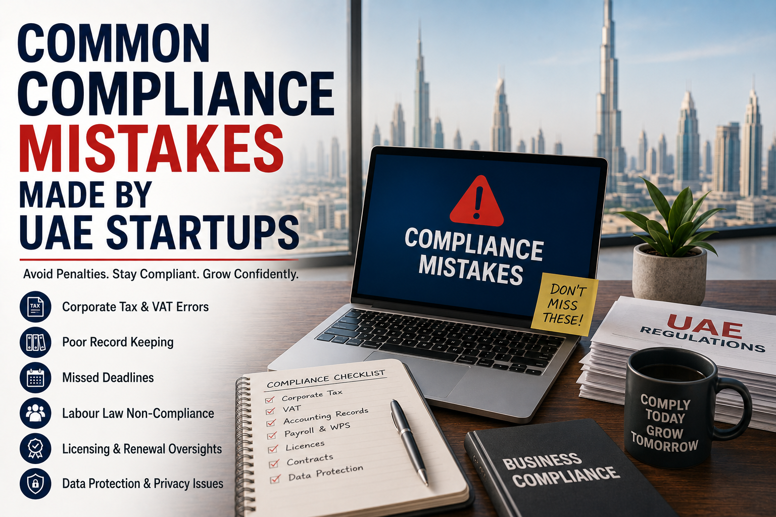 Common Compliance Mistakes Made by UAE Startups